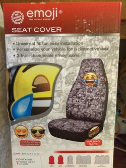 BRAND NEW SEAT COVER + 2 EMOJIS