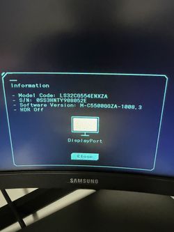 Samsung Odyssey G5 32" Curved Monitor