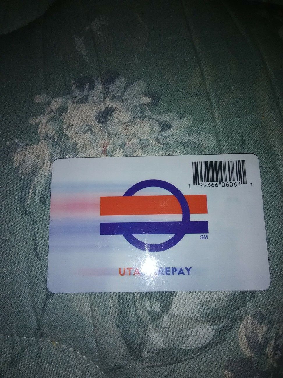 Ride uta fare pay card