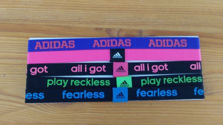 Adidas Elastic Headbands Set of 5