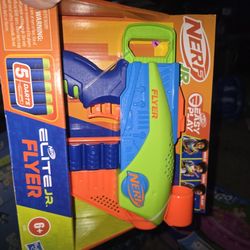🆕️ NERF Elite Jr. FLYER INCLUDES 5 DARTS