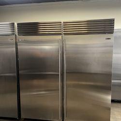 Sub Zero 72”Wide Built In Stainless Steel Refrigerator/Freezer