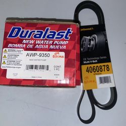 New Water Pump And Serpentine Belt