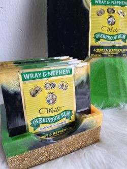 🇯🇲 Handcrafted Wray & Nephew Luxe Charcuterie & Coaster Set