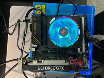 Motherboard, CPU, RAM, GPU, PSU bundle