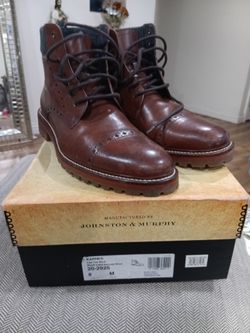 Johnston & Murphy Brown Leather Boots