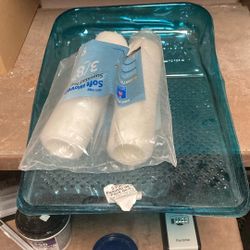 2 Paint Trays 2 Rollers