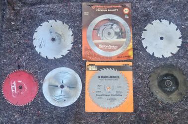 New Black & Decker Circular Saw Blades (and Used Miscellaneous Blades)