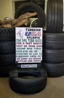 275 45 20 BRAND NEW TIRE TIRES $109 EACH $436 SET