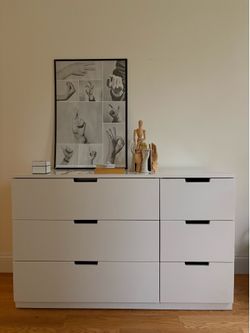 White dresser