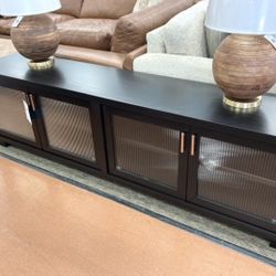 New 85” Black TV Stand
