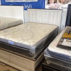 Sale New Full Size Bed With Mattress Free Deliver 