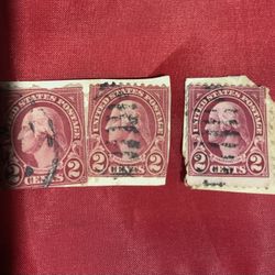 Rare George Washington 2 Cent Stamps