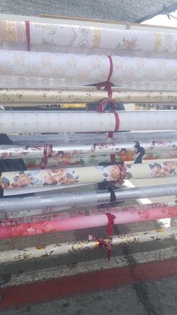 Vinyl Covering (Perfect for TableCloth) (Price varies) Inbox for more info