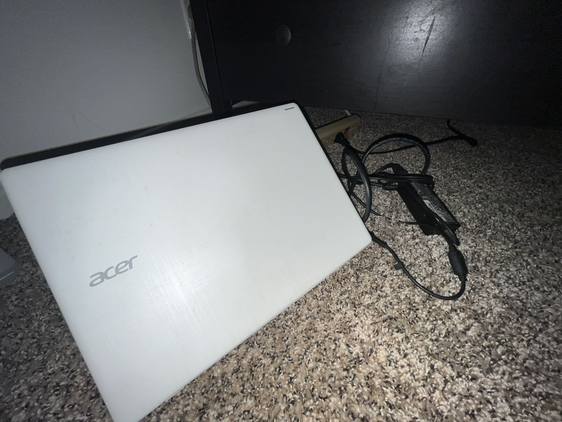 ACER Travelmate White Laptop