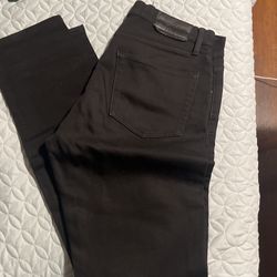 Used Burberry Black Jeans Size 30 With Length 32