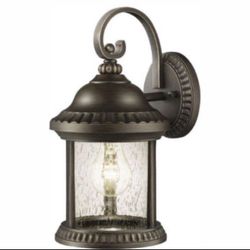 Home Decorators Collection Cambridge Outdoor Essex Bronze Wall Lantern Sconce