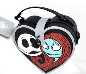 Jack And Sally Forever Heart Box Bag New With Tag