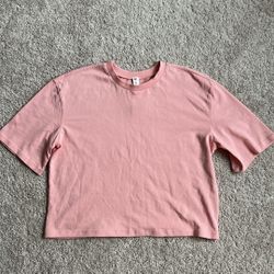 Bp organic cotton cropped tee. S