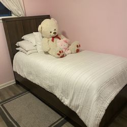 Twin  Bed Frame/Mattress/Base