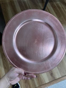 Rose Gold Plates (13In) Have 30 