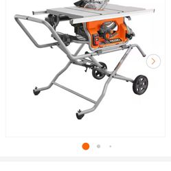 Rigid Table Saw with Cart 