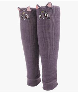 Bioworld Sailor Moon Luna Women's Black Leg Warmers