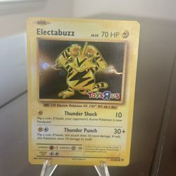 Pokémon TCG Electabuzz 41/108 Toys R Us promo XY Evolutions Holo 