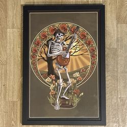 Grateful Dead Poster Framed - 13” X 19” - New