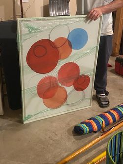 Abstract Circle Wall Art Canvas