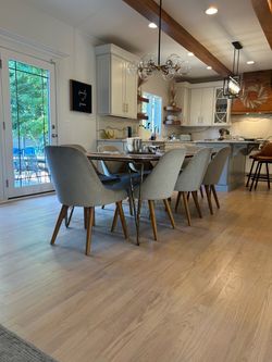 Set of 8 Upholstered Dining Chairs