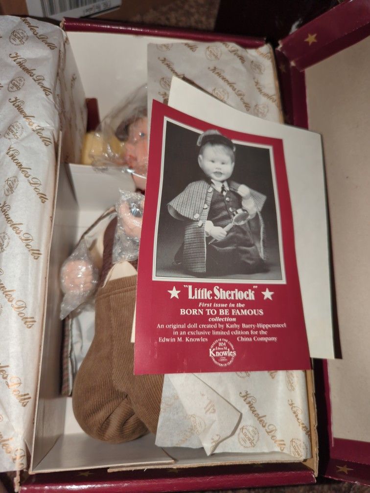 Little Sherlock Porcelain Doll