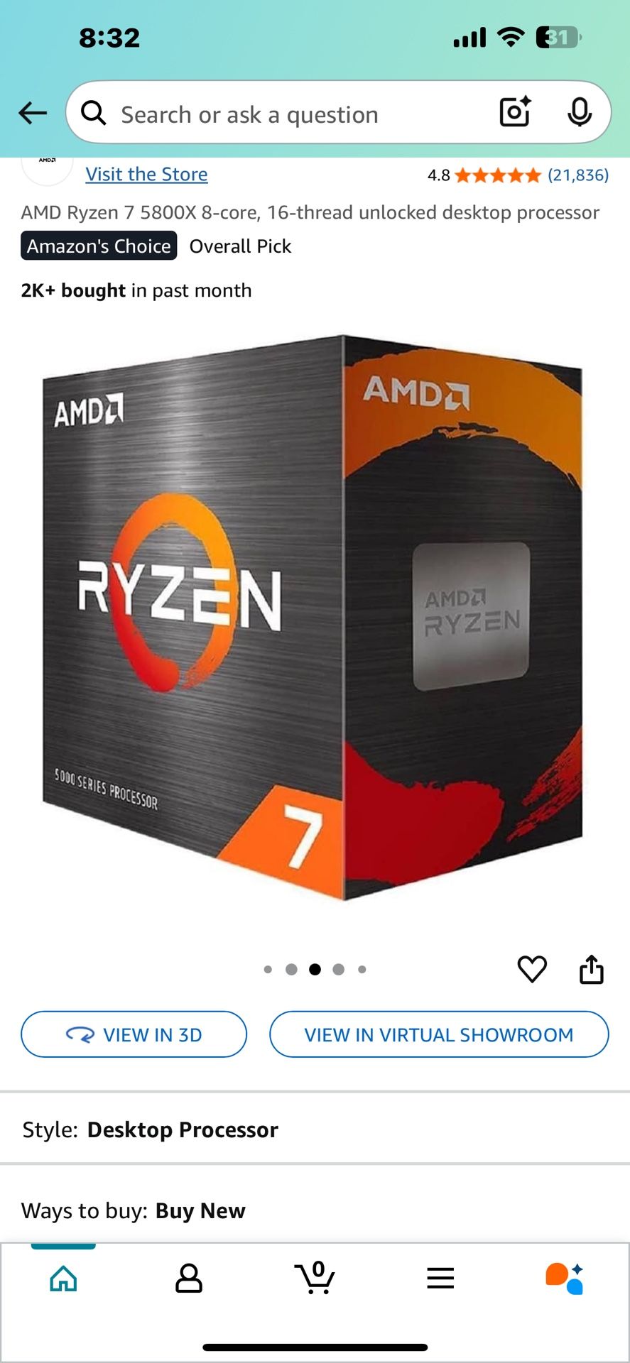 Ryzen 7 5800x