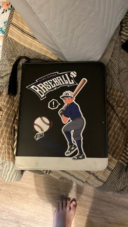 Mystery book filled with baseball. Cards
