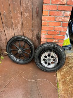 Harley 9 Spoke mag wheels