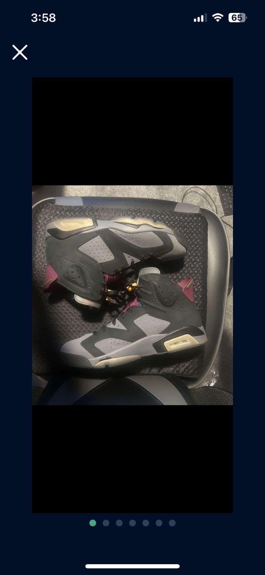 Bordeaux Jordan 6 Excellent Condition Size 13