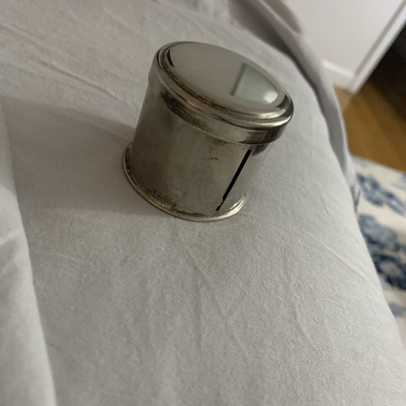 Antique Silver Plated Stamp Dispenser