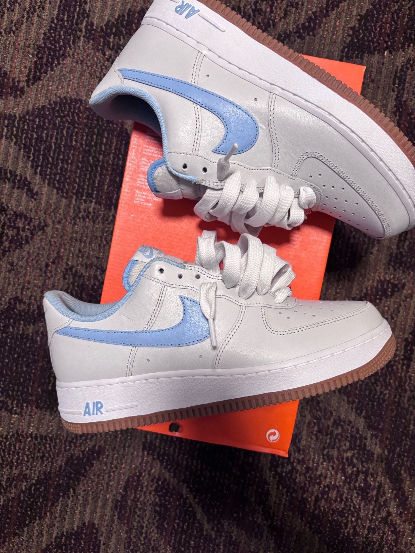 air force 1 photon dust white gum medium brown psychic blue