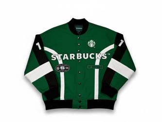 Starbucks x Fanatics Fest "Hi-Speed 1971" Racing Bomber Jacket (Green) (Fanatics Fest…