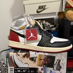Jordan 1 Retro High Union Los Angeles Black Toe