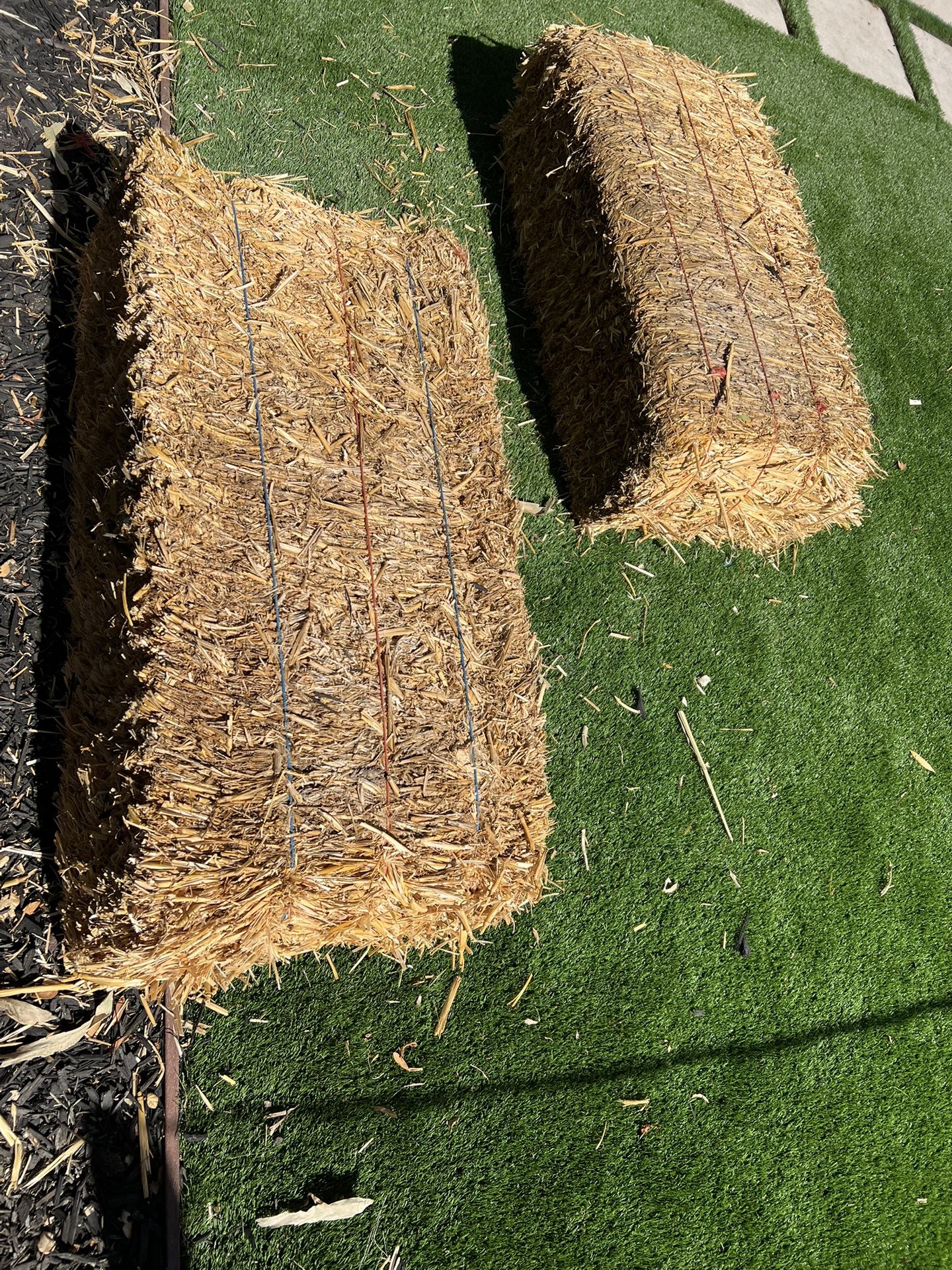 Two Huge Straw Bales. $10 each