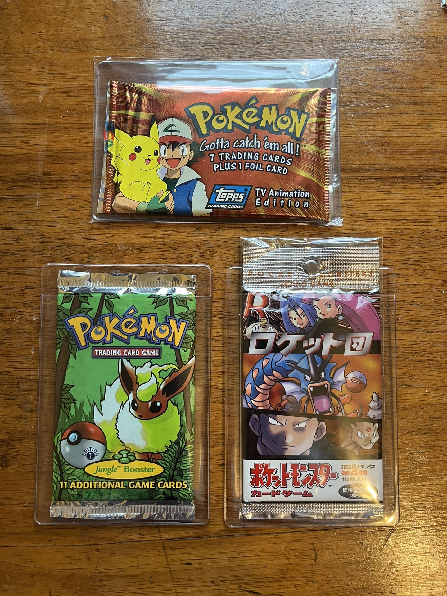 Vintage Sealed Pokemon Packs