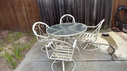 Patio table set