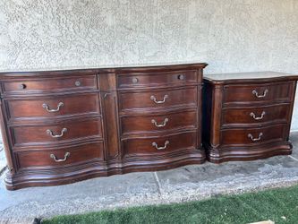 Bedroom Dresser and matching Nightstand $149.999- READ Description