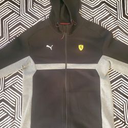 Men's Medium Puma SF Scuderia Ferrari Hooded Jacket