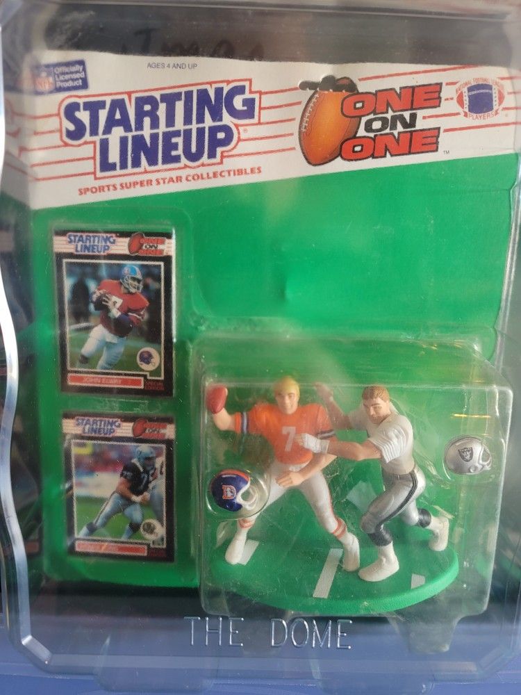 1989 Slu Starting Lineup Long and Elway One On One