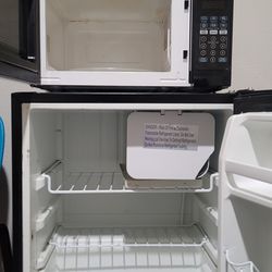 Small fridge and microwave