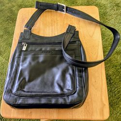 Leather Fossil Shoulder Bag 