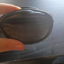 Black Leather Purse