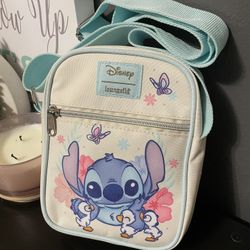 Disney  Loungefly Stitch & Duckling Crossbody Bag